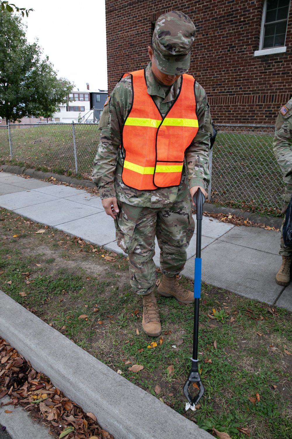 DC National Guard Beautification on 19th Street SE