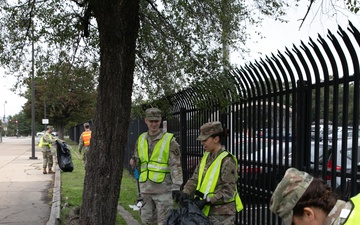 DC National Guard Beautification on 19th Street SE