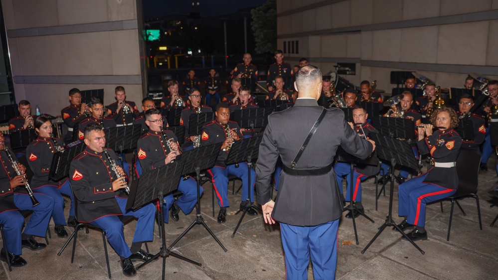 NMC 250 Philadelphia: 2nd Marine Division Band Perform at Navy 250 Gala