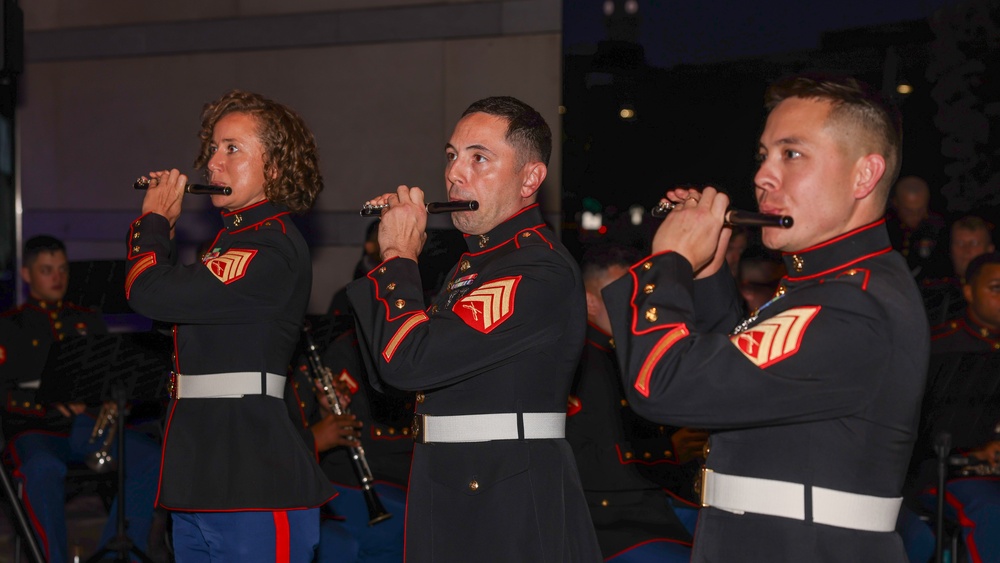 NMC 250 Philadelphia: 2nd Marine Division Band Perform at Navy 250 Gala