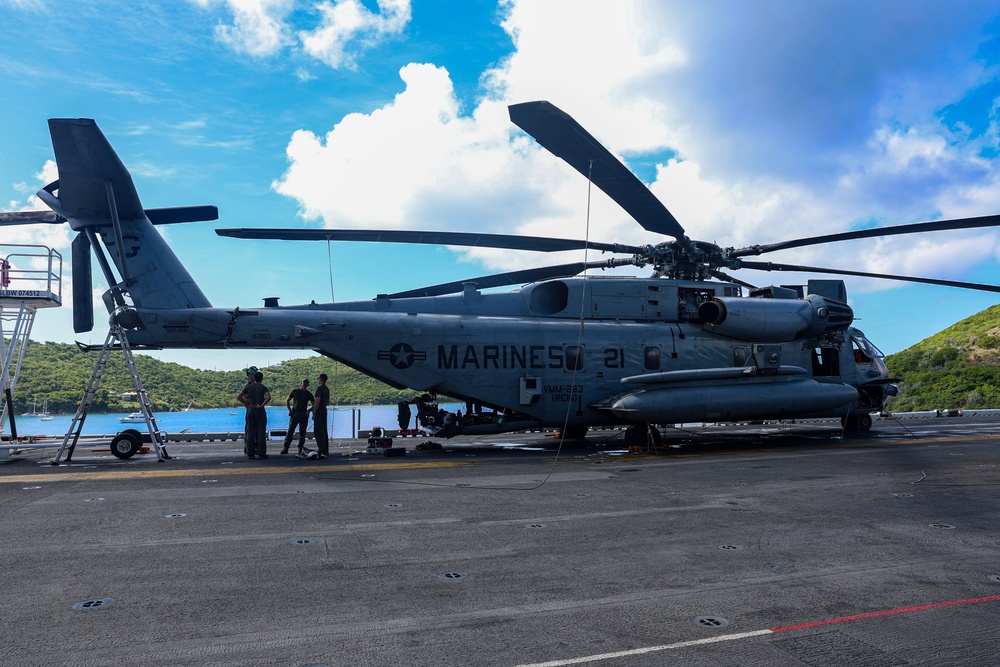 USS Iwo Jima Pulls Into St. Thomas, U.S. Virgin Islands USS Iwo Jima Pulls Into St. Thomas, U.S. Virgin Islands