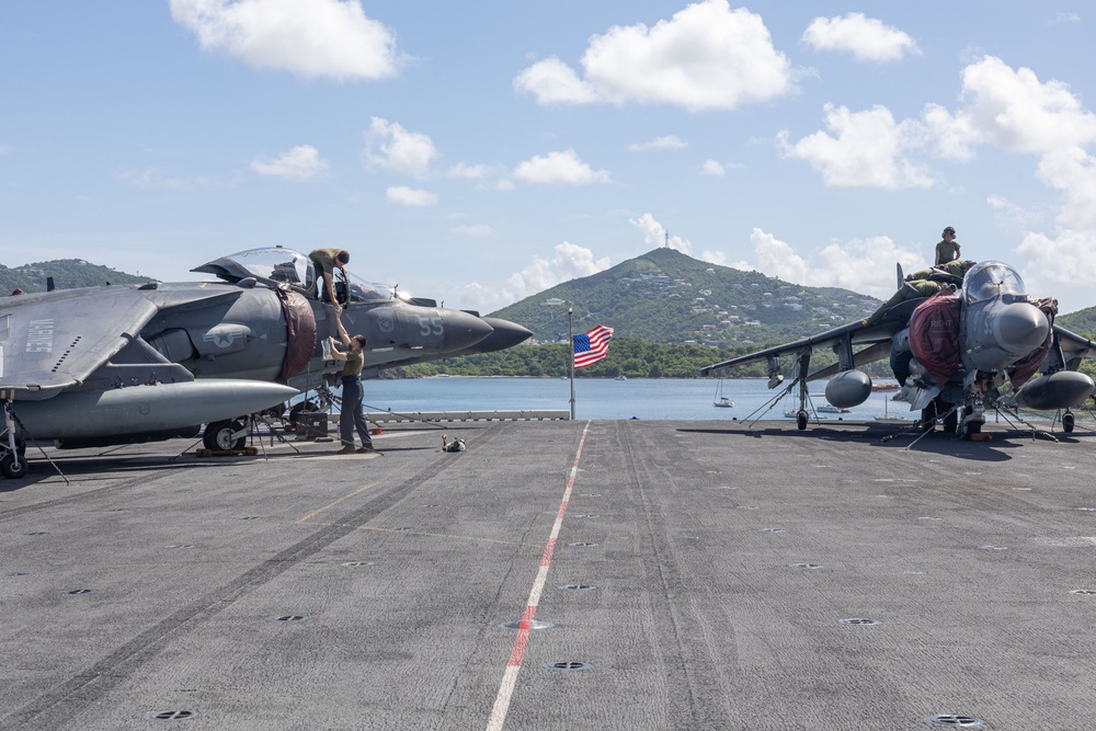 USS Iwo Jima (LHD 7) Pulls into Saint Thomas, U.S. Virgin Islands USS Iwo Jima (LHD 7) Pulls into Saint Thomas, U.S. Virgin Islands