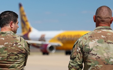 101st Airborne Division (Air Assault) arrive at Ft. Huachuca, Arizona for Joint Task Force-Southern Border.