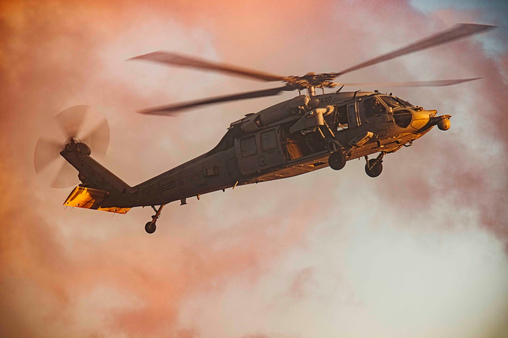 George Washington Conducts Flight Operations