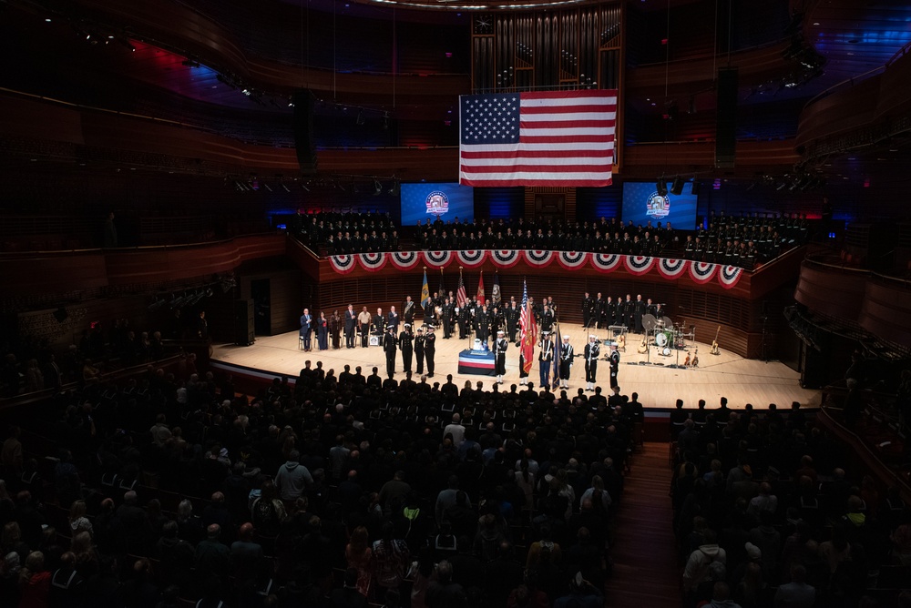 Navy Band performs at the Navy 250th Commemoration