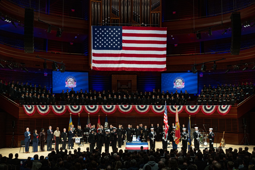 Navy and Marine Corps 250th Anniversary Cake-Cutting Ceremony