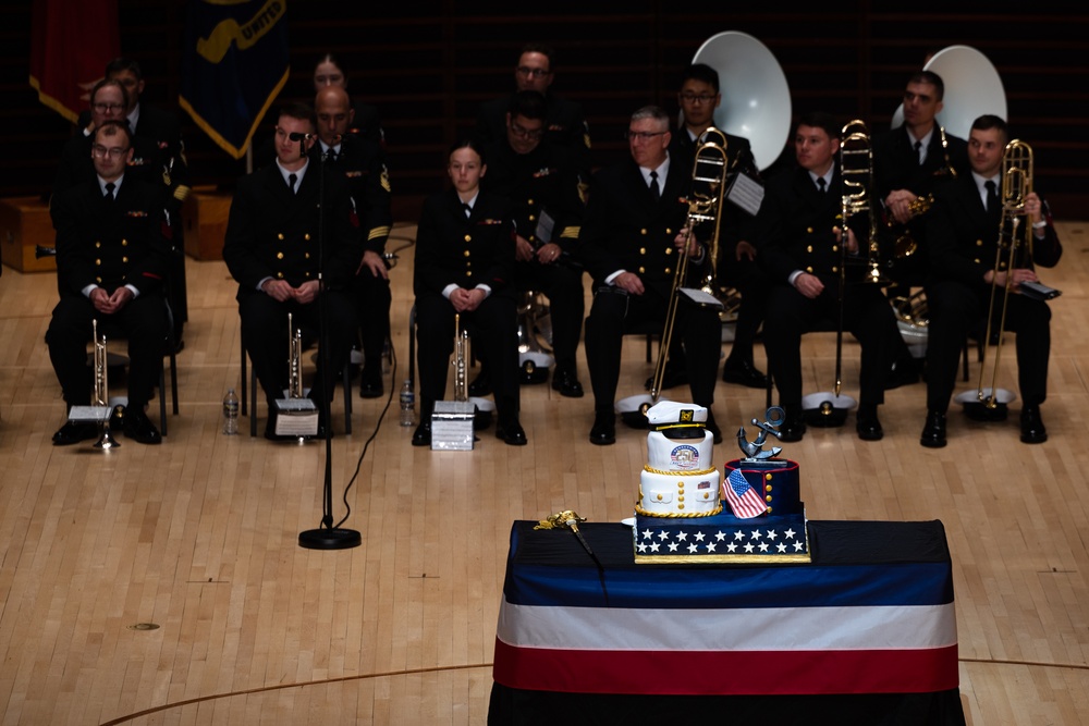 Navy and Marine Corps 250th Anniversary Cake-Cutting Ceremony