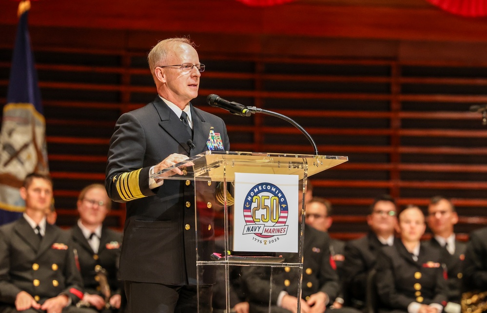 Navy 250 Cake Cutting Ceremony