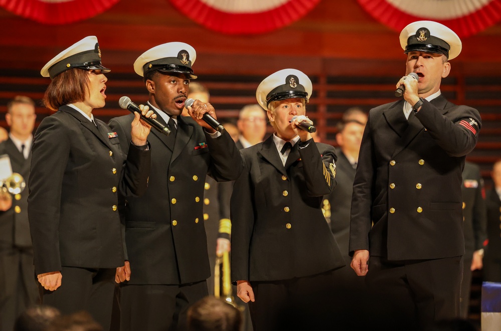 Navy 250 Cake Cutting Ceremony