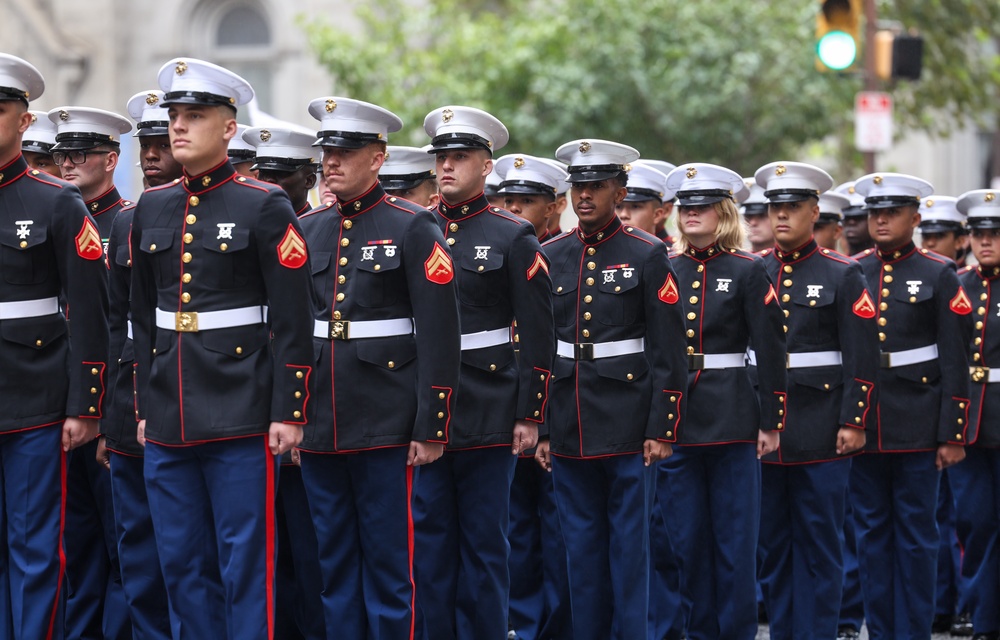 Navy and Marine Corps 250th Anniversary celebration parade