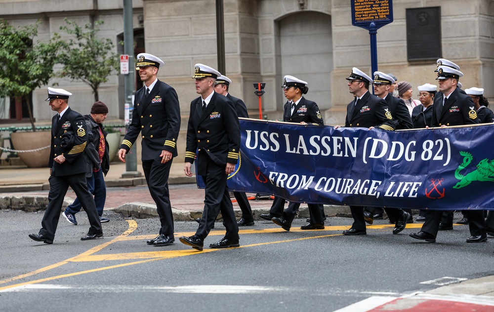 Navy and Marine Corps 250th Anniversary celebration parade
