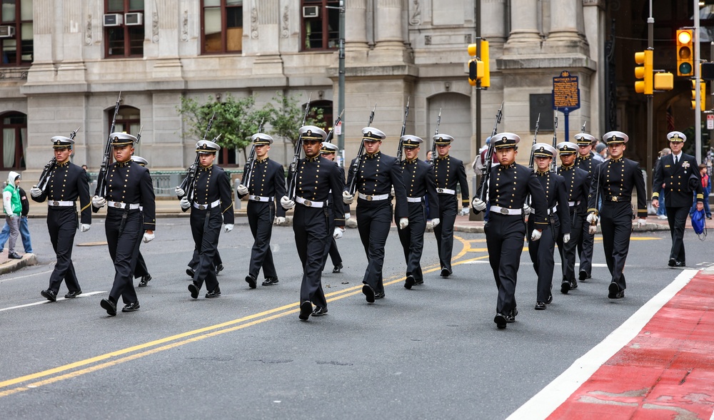 Navy and Marine Corps 250th Anniversary celebration parade