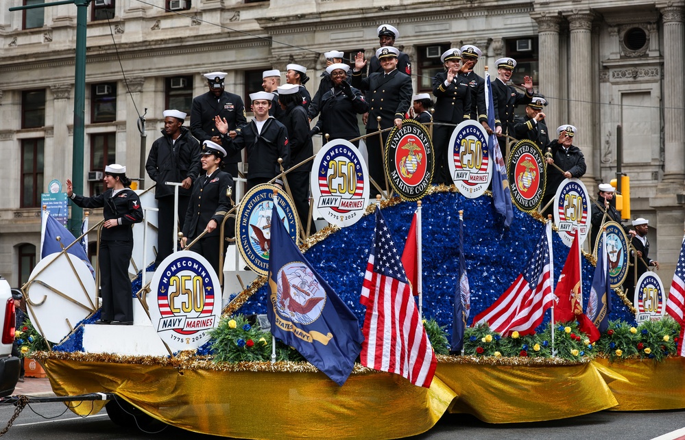 Navy and Marine Corps 250th Anniversary celebration parade