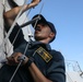 Sailors aboard the USS John Finn conduct a visit, board, search, and seizure drill in the Philippine Sea