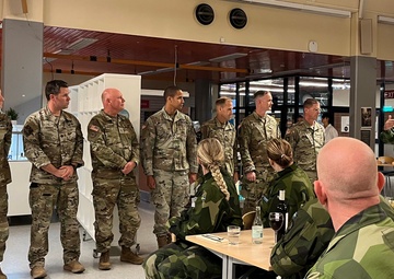 NY National Guard experts mentor Swedish division staff during exercise