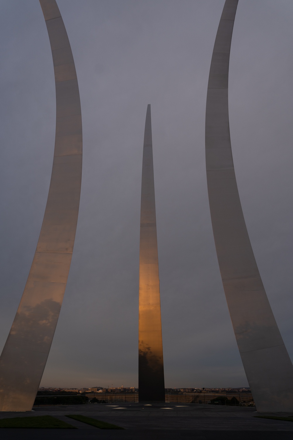 USACE Lighting Restores Air Force Memorial's Nighttime Visibility