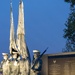 Bronze Honor Guard Statue Stands Watch at Air Force Memorial