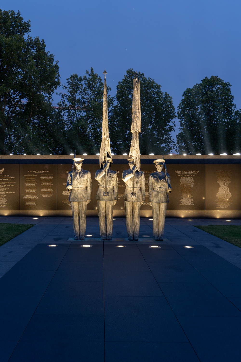USACE Highlights the Bronze Honor Guard Statue that Stands Watch at Air Force Memorial