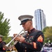 NMC 250 Philadelphia: 2nd Marine Division Band Perform During Navy and Marine Corps 250 parade