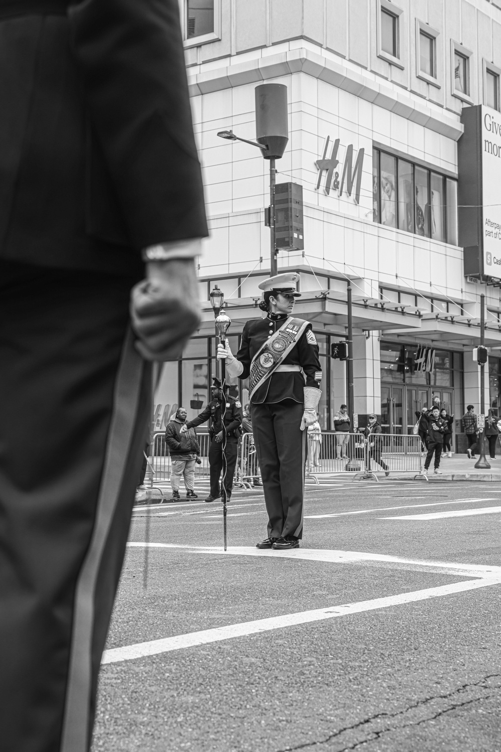 NMC 250 Philadelphia: 2nd Marine Division Band Perform During Navy and Marine Corps 250 parade