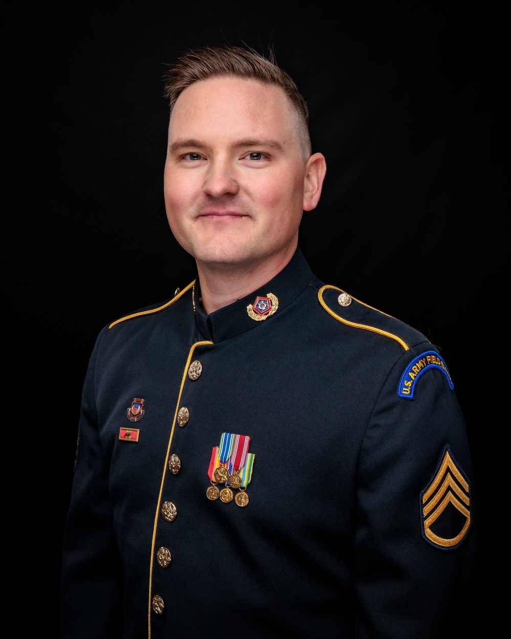 Staff Sgt. Preston Haining - Trumpet - U.S. Army Field Band Headshot