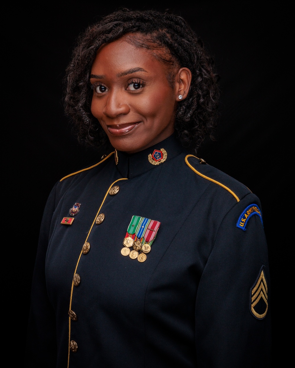 Staff Sgt. Alexus Monroe - Alto - U.S. Army Field Band Headshot