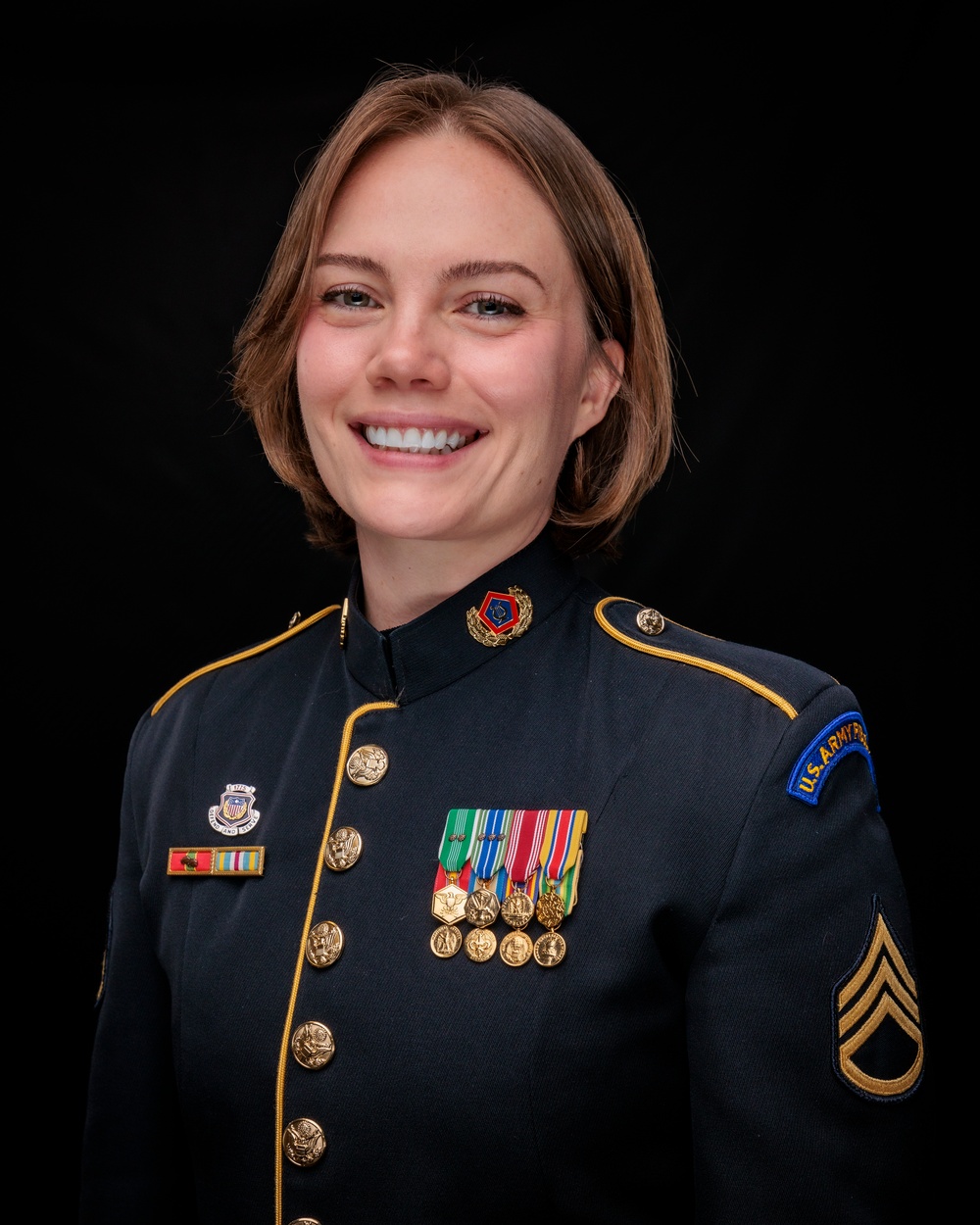 Staff Sgt. Emily Perkins - Jazz Vocalist - U.S. Army Field Band Headshot