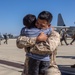 U.S. Marines with VMGR-352 return home