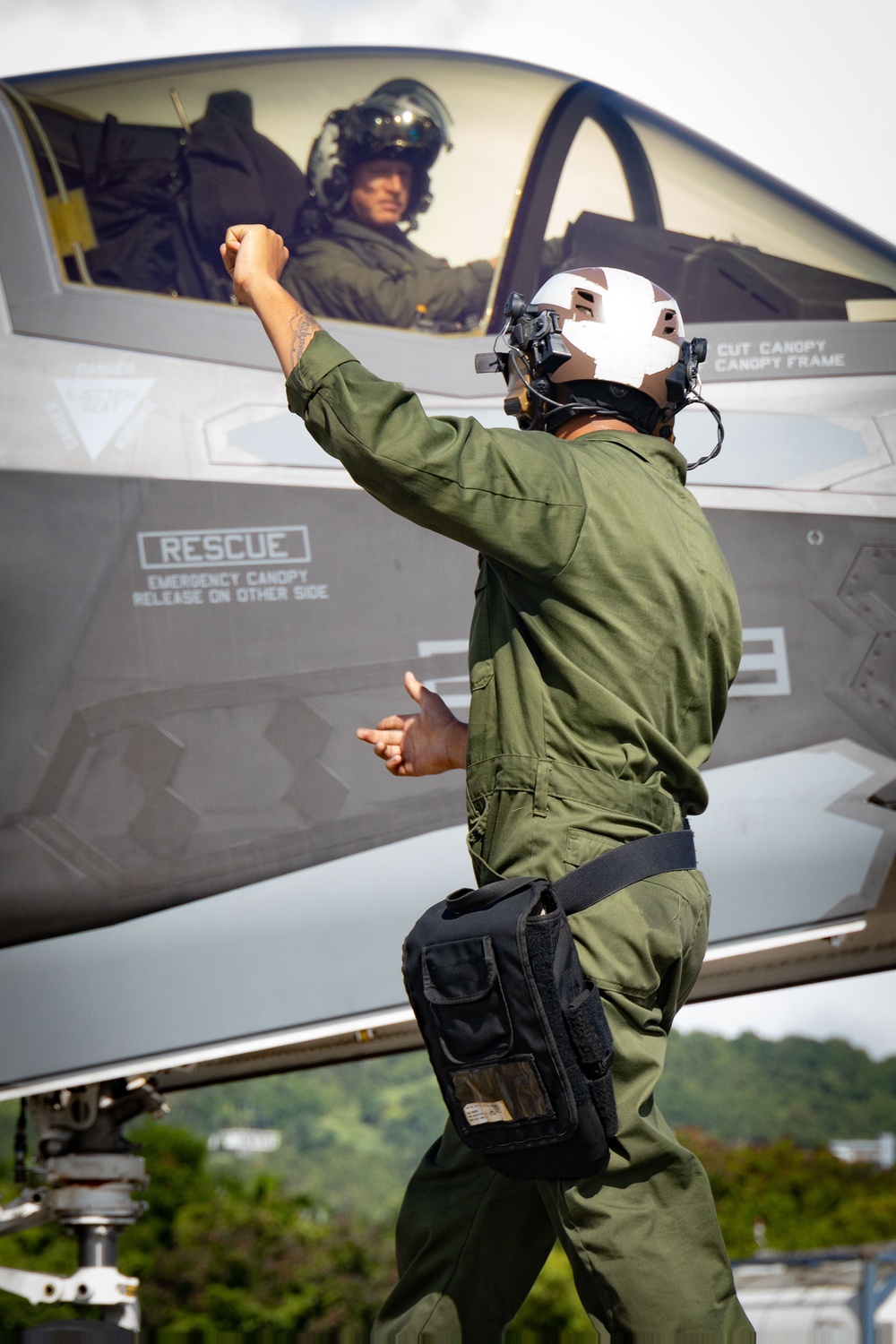 VMFA-225 conducts flight operations in Puerto Rico