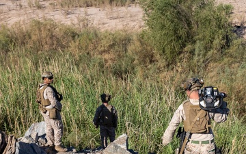 JTF-SB Marines conduct Yuma National Defense signage emplacement mission