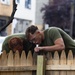 Navy and Marine Corps Volunteer with Habitat for Humanity