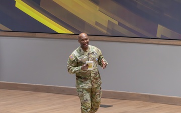 DV Speaker GEN Xavier T. Brunson speaks to the USAWC Class of 2026