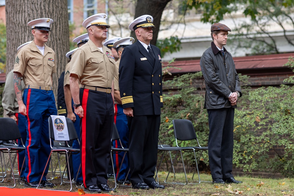 NMC 250 Philadelphia: Samuel Nicholas Memorial Wreath Laying Ceremony