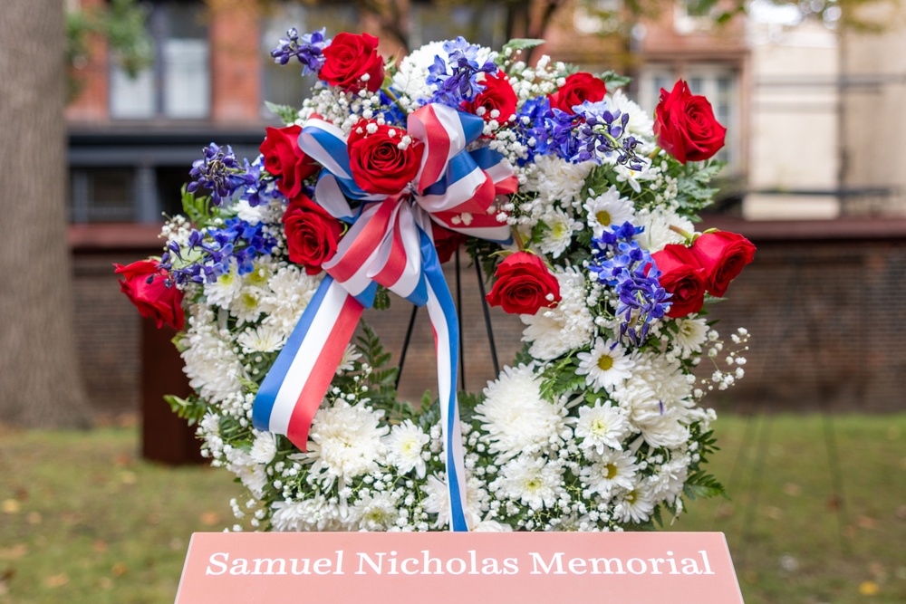 NMC 250 Philadelphia: Samuel Nicholas Memorial Wreath Laying Ceremony