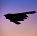B-2 Spirit departs at sunset