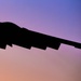B-2 Spirit departs at sunset