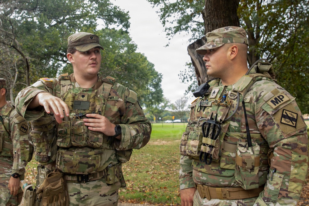 S.C. National Guard Soldiers Patrol Tidal Basin in Washington D.C.