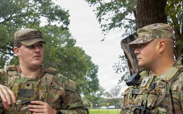 S.C. National Guard Soldiers Patrol Tidal Basin in Washington D.C.