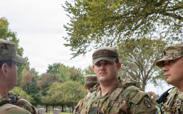 S.C. National Guard Soldiers Patrol Tidal Basin in Washington D.C.