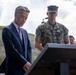 Shigeo Yamada and Distinguished Guests visit the Commander Fusata Iida Memorial at MCBH