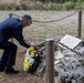 Shigeo Yamada and Distinguished Guests visit the Commander Fusata Iida Memorial at MCBH