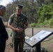 Shigeo Yamada and Distinguished Guests visit the Commander Fusata Iida Memorial at MCBH