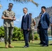Shigeo Yamada and Distinguished Guests visit the Commander Fusata Iida Memorial at MCBH