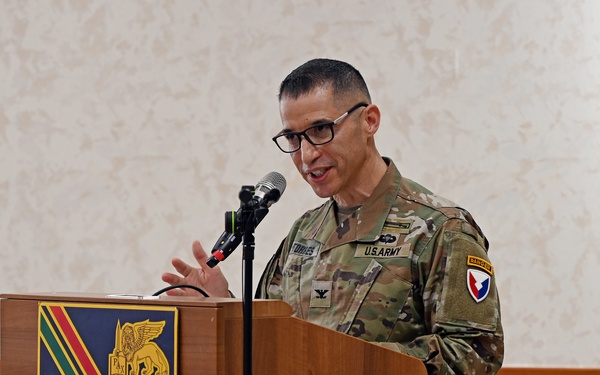 414th Contracting Support Brigade conducts change of responsibility