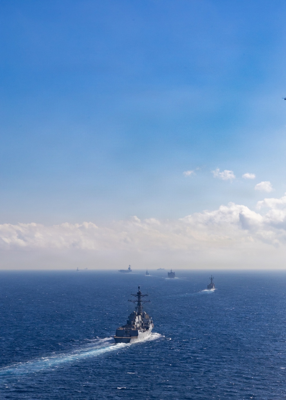 USS Gerald R. Ford (CVN 78) Transits Strait of Gibraltar