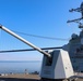 USS Bulkeley (DDG 84), transits under the Storebaeltsbroen “Great Belt Bridge&quot;