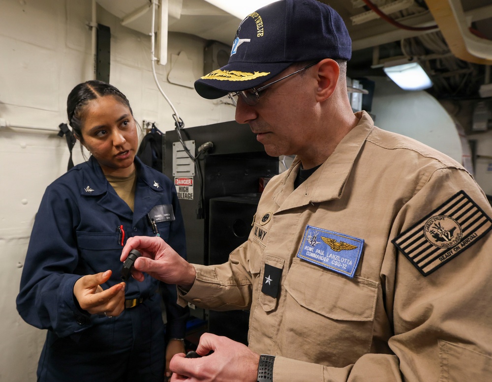 Commander, Carrier Strike Group 12 Aboard USS Bainbridge (DDG 96) Commander, Carrier Strike Group 12 Aboard USS Bainbridge (DDG 96)