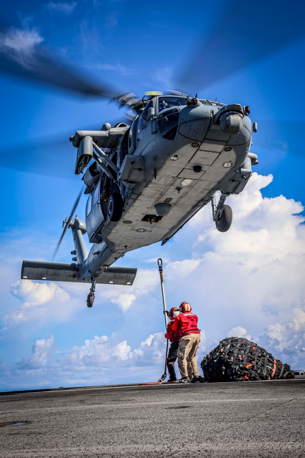 USS Iwo Jima Conducts a Replenishment At Sea
