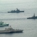 U.S. Navy, Philippine Navy, Japanese Maritime Self-Defense Force, and Royal Canadian Navy sail in formation