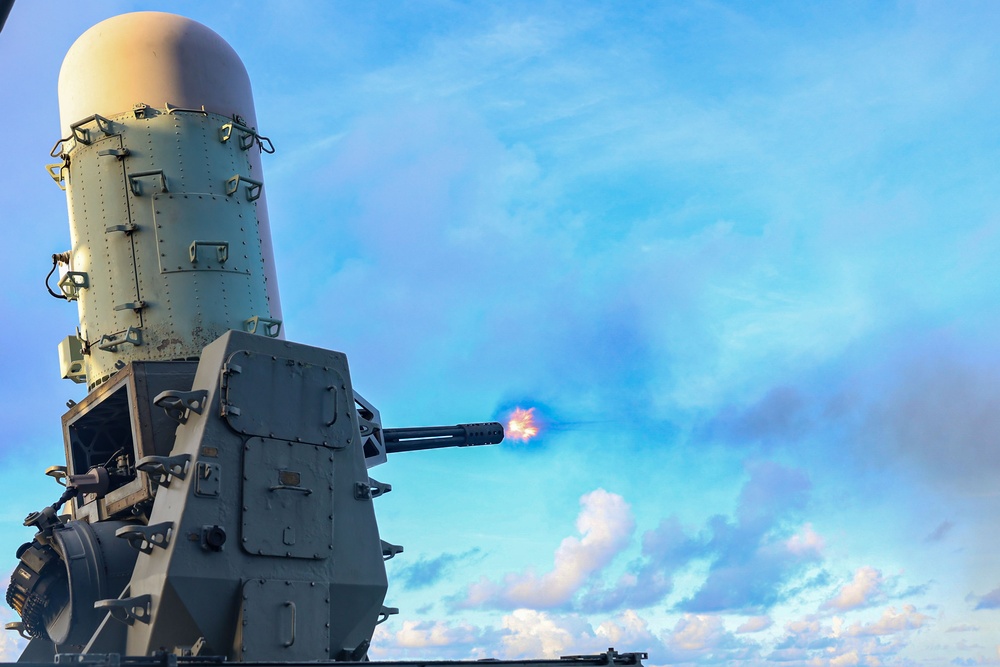 USS Iwo Jima Conducts Live Fire Exercise USS Iwo Jima Conducts Live Fire Exercise